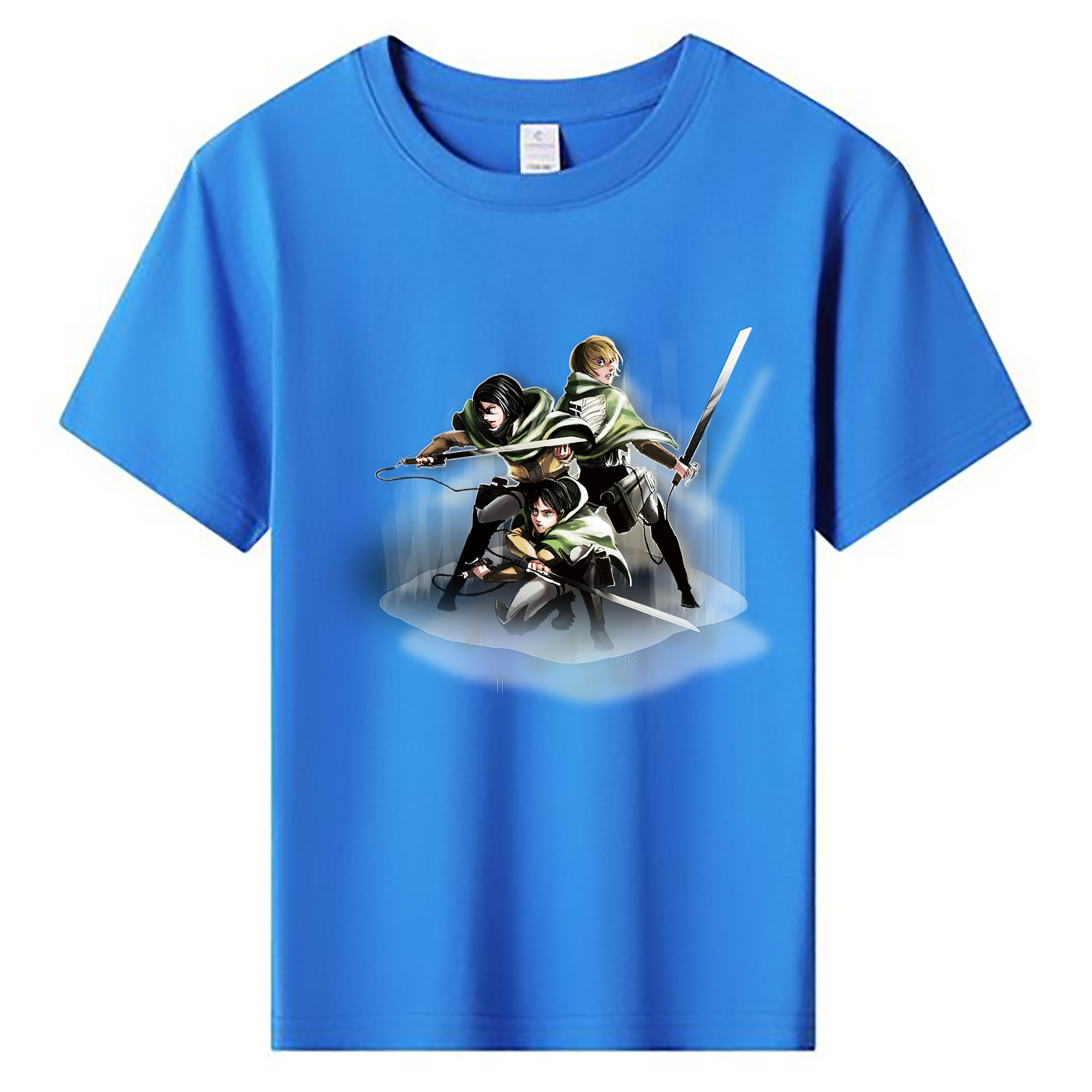 （画像用） 進撃の巨人 Attack on Titan 綿100％キッズTシャツ（フロントプリント）